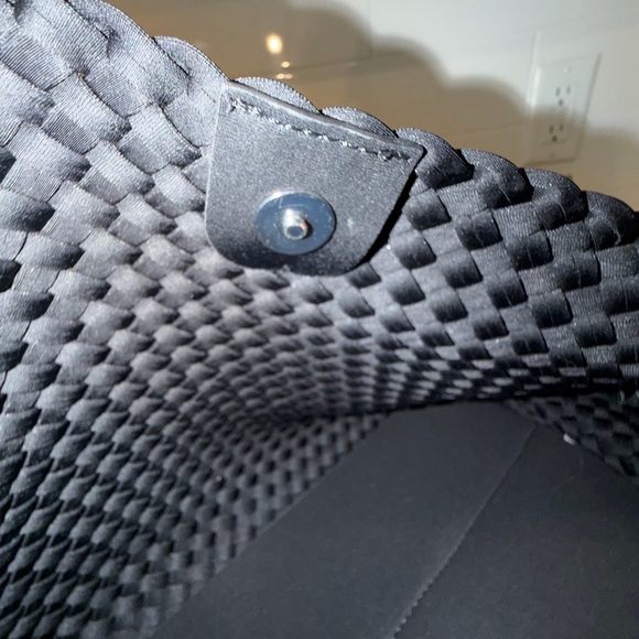 BCBGMaxAzria Black Braided Tote - Picture 9 of 11